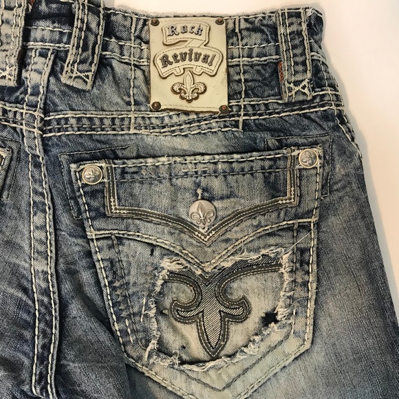 Rock Revival Other - Rock Revival Mens Kasper Slim Bootcut Jeans Sz 29